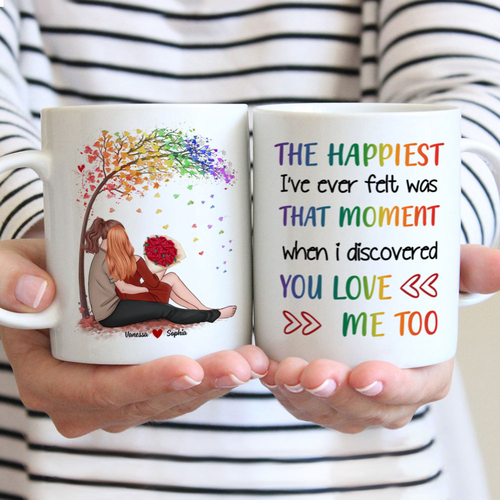 Customized Mug - The Happiest I've Ever Felt That Moment When I Discovered...