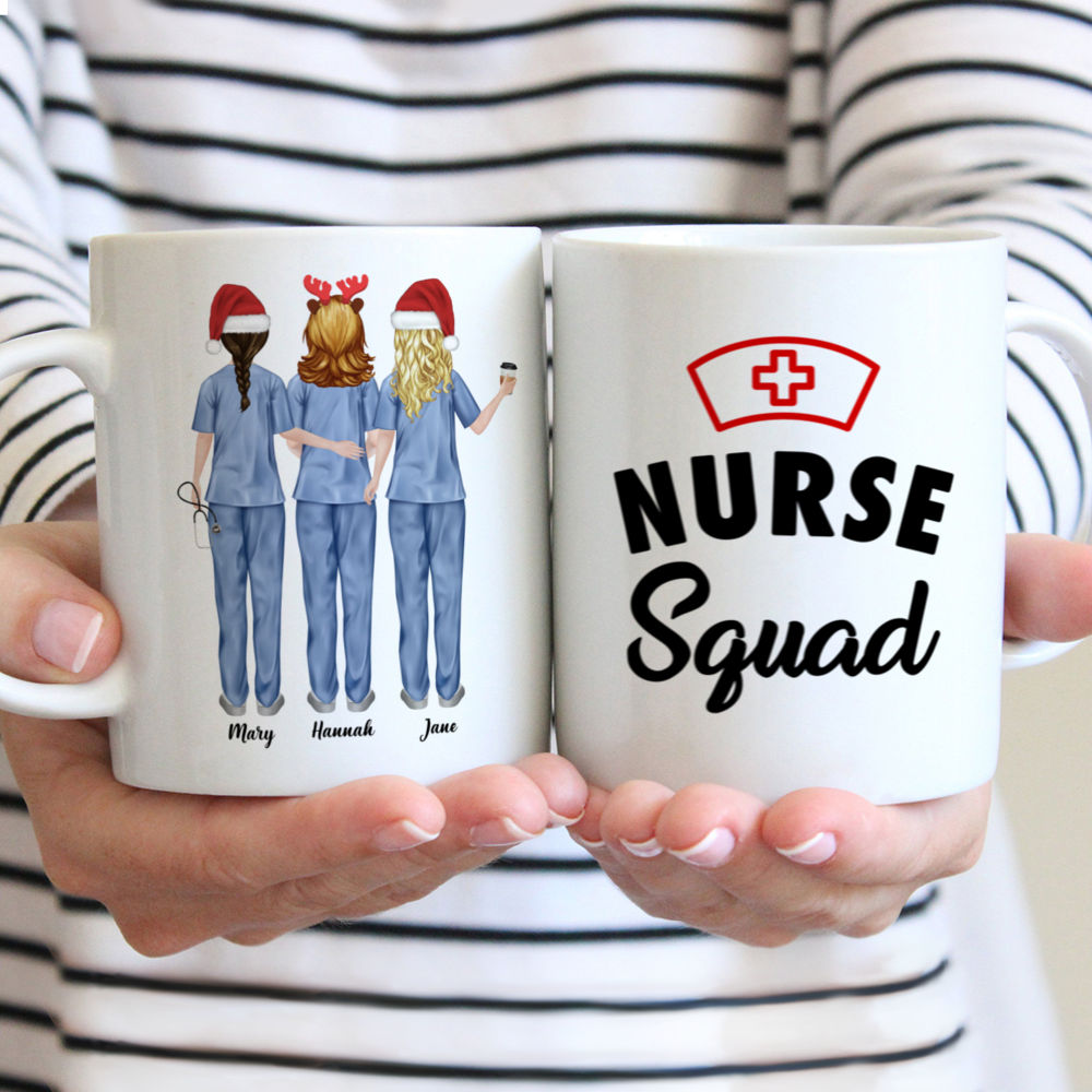 Up to 5 Nurses - Nurse Squad - Co workers gifts, Colleagues Gifts - Personalized Mug