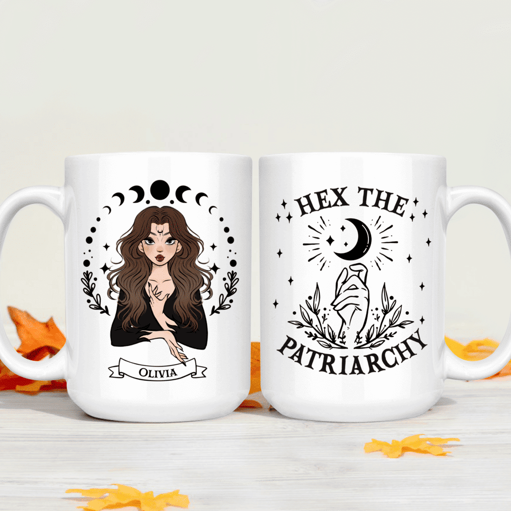 Witchy Gifts - Hex The Patriarchy (M12) - Personalized Mug